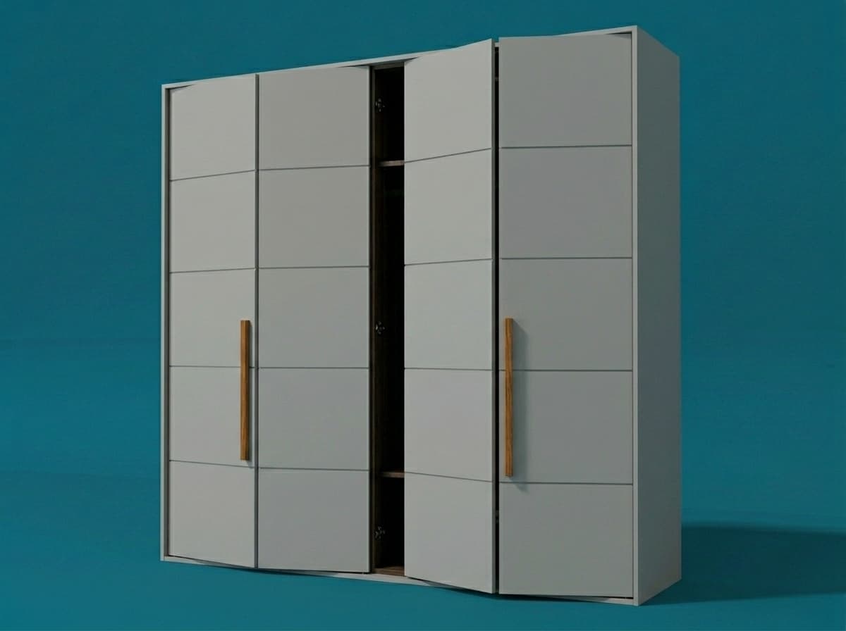 Puerta Plegable Lisa con Franjas 1